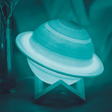 Cargar imagen en el visor de la galería, Lámpara Saturno de 16 colores